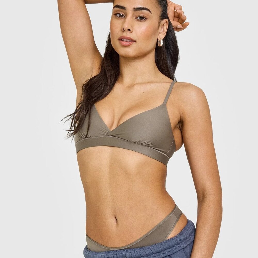 EUC Oner sports bra, L, brown